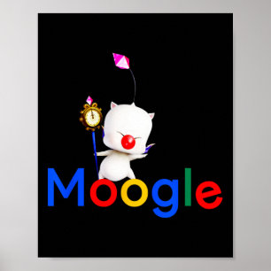 Poster Jeux Rétro Kawaii Moogle Jeux Vidéo Kupo Joueur 2