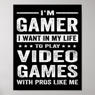 Poster Jeux Vidéo vintages Jeux Amusants Garçons Ados Ga
