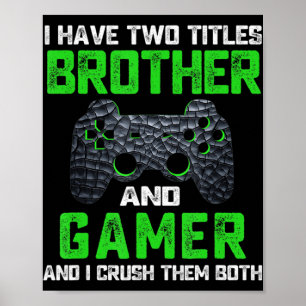 Poster Jeux Vidéo vintages Joueur amusant Joueur Joueur C