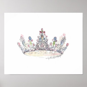Poster Jewel Crown par Heather French Henry