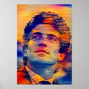 Poster JFK Jr. - Island Sunset -