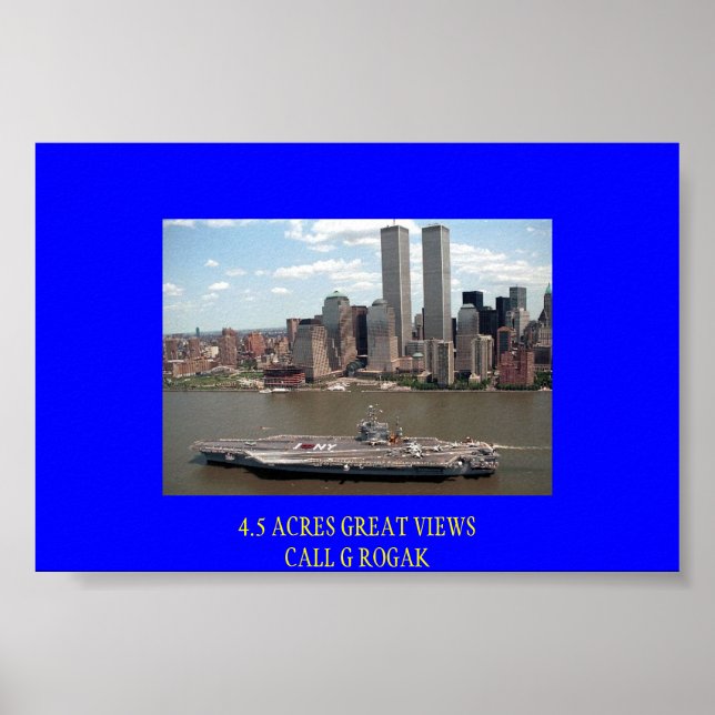 POSTER JFK VISITE LA GRANDE POMME (Devant)