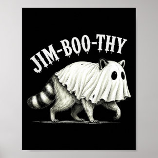 Poster Jim-Boo-Thy Drôle Jimothy Mème Halloween Raton Lav