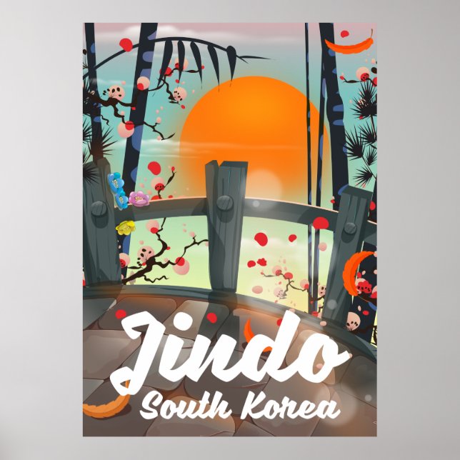 Poster Jindo Corée du Sud (Devant)