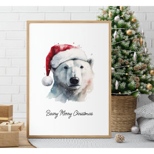Poster Jingle Bear Joy, personnalisé