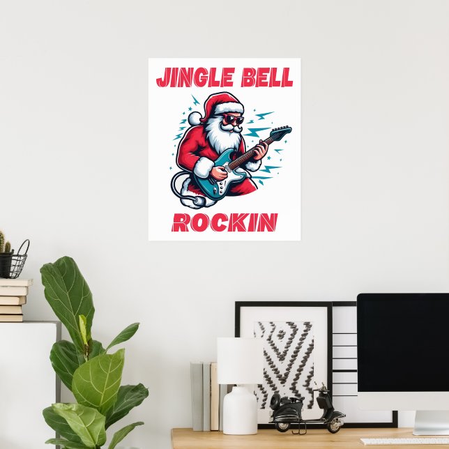 Poster Jingle Bell Rockin Noël (Bureau à domicile)