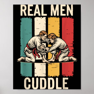 Poster Jiu Jitsu BJJ Arts Martiaux Mixtes MMA Combat