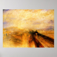 Poster JMW Turner Rain Steam and Speed