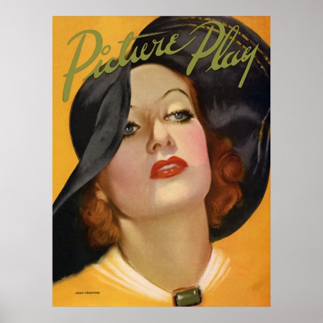 Poster Joan Crawford (Devant)