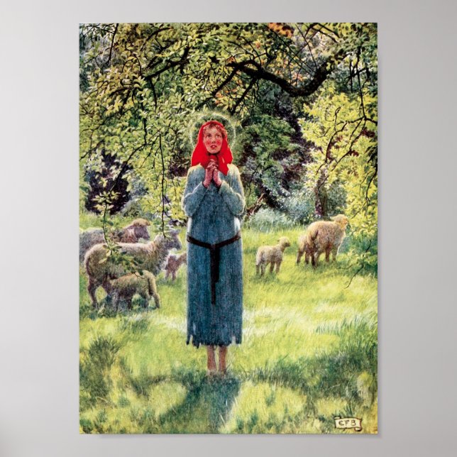 Poster joan d'arc (Devant)