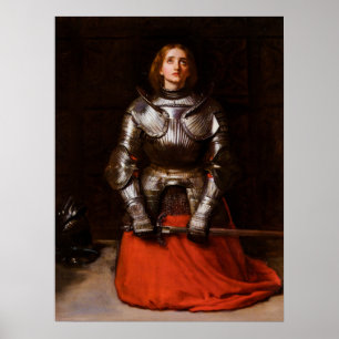 Poster Joan of Arc by John Everett Millais