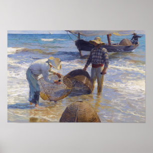 Poster Joaquin Sorolla - Pêcheur valencien
