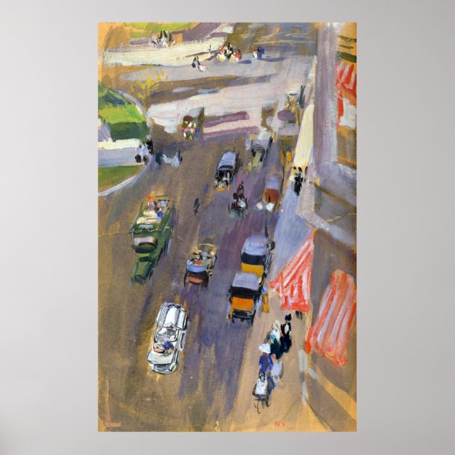 Poster Joaquín Sorolla y Bastida Cinquième Avenue, New Yo (Devant)