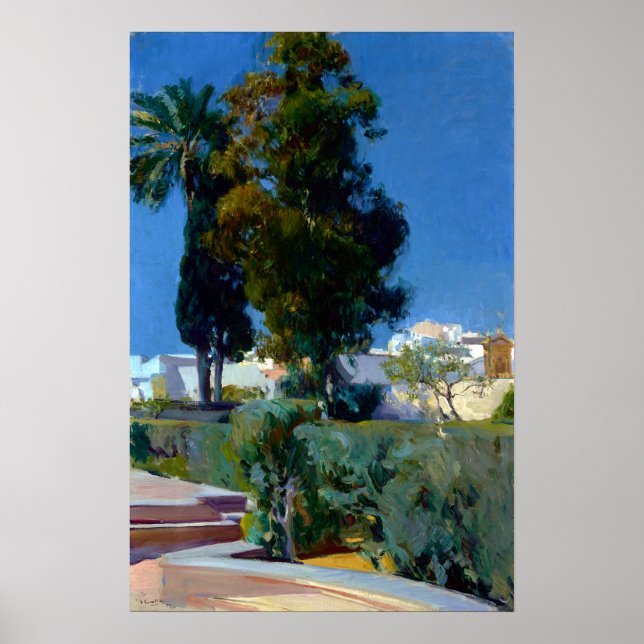 Poster Joaquin Sorolla y Bastida Coin du Jardin (Devant)