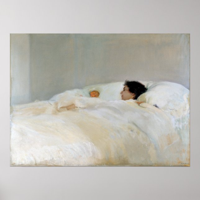 Poster Joaquín Sorolla y Bastida Mère (Devant)