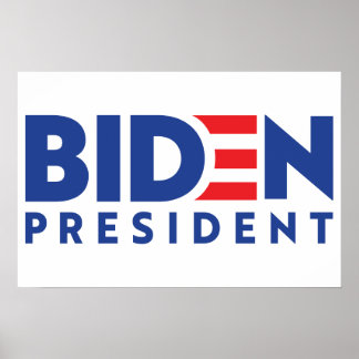 Poster Joe Biden 2020 Biden pour le président