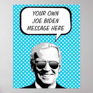 Poster Joe Biden a pensé bulle