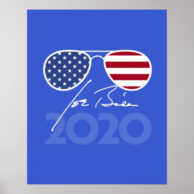 Poster Joe Biden Aviators 2020 (Devant)