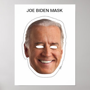 Poster Joe Biden Mask