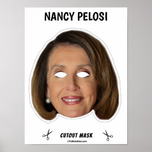 Poster JOE BIDEN Masque Halloween