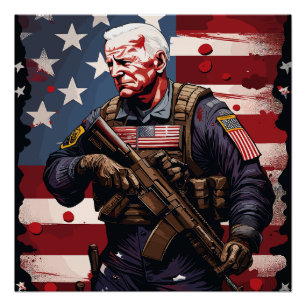 Poster Joe Biden Soldier