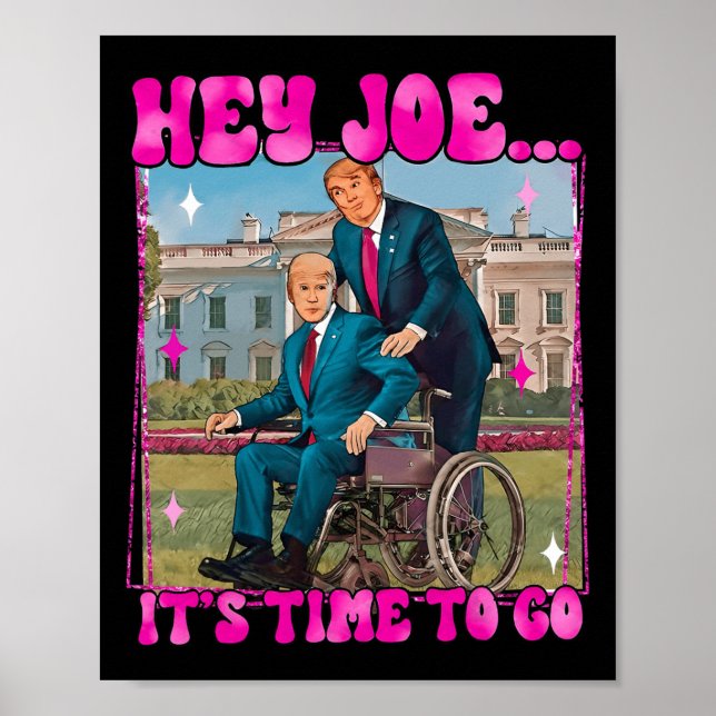 Poster Joe Il est temps de faire le vrai bon homme Donald (Devant)