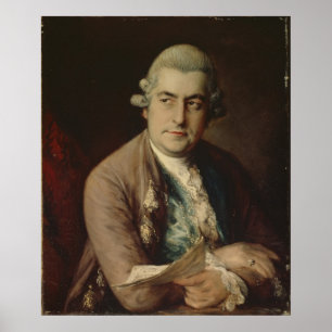 Poster Johann Christian Bach, 1776