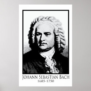 Poster Johann Sebastian Bach