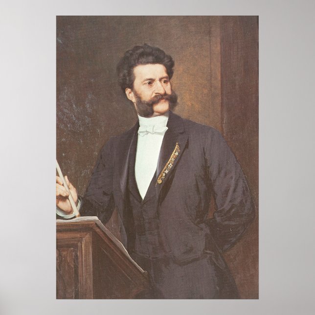 Poster Johann Strauss II - Compositeur (Devant)
