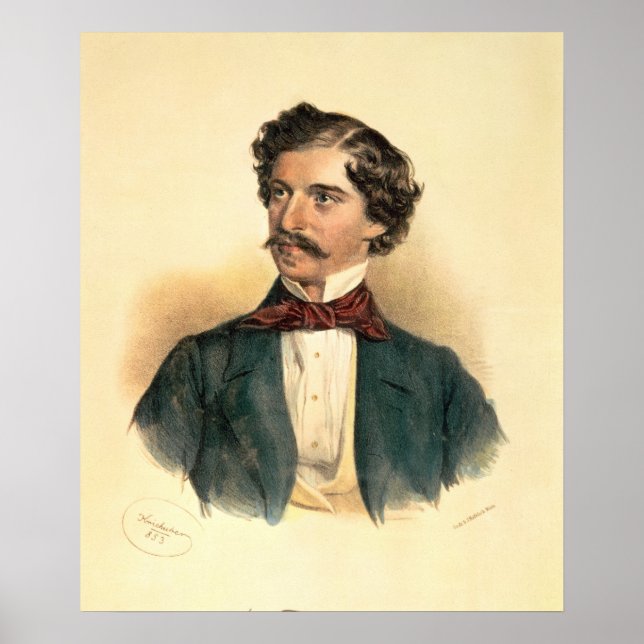 Poster Johann Strauss l'aîné (Devant)