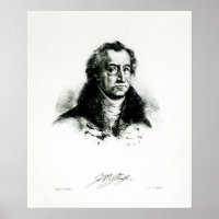 Johann Wolfgang Goethe gravée par Delacroix