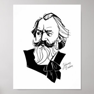 Poster Johannes Brahms