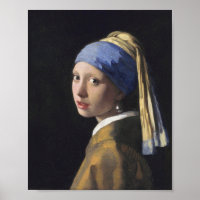 Johannes Vermeer - La fille avec une perle à oreil