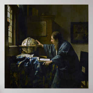 Poster Johannes Vermeer - L'Astronome