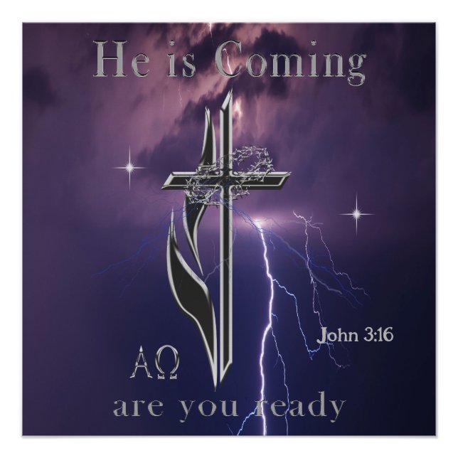 Poster John 3:16 (Devant)