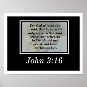 Poster John 3:16