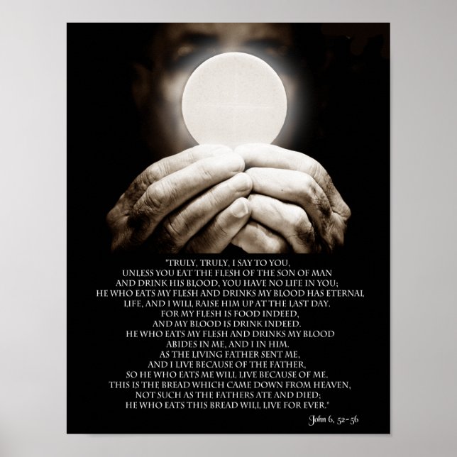 POSTER JOHN 6, 52-58 (Devant)