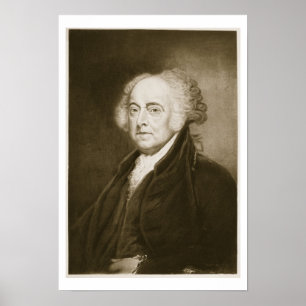 Poster John Adams, 2e président des États-Unis