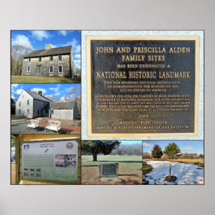 Poster John and Priscilla Alden Family Sites