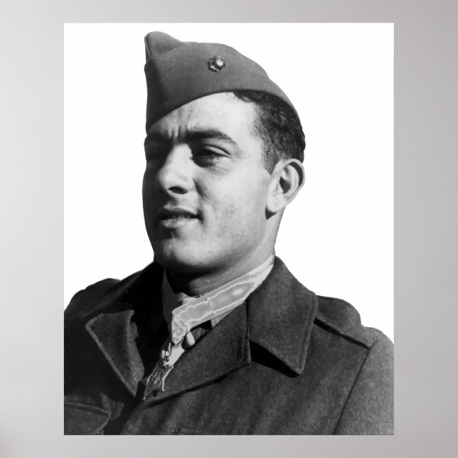 Poster John Basilone — 2ÈME GUERRE MONDIALE Hero (Devant)