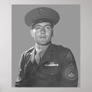 Poster John Basilone -- Medal of Honor Recipient