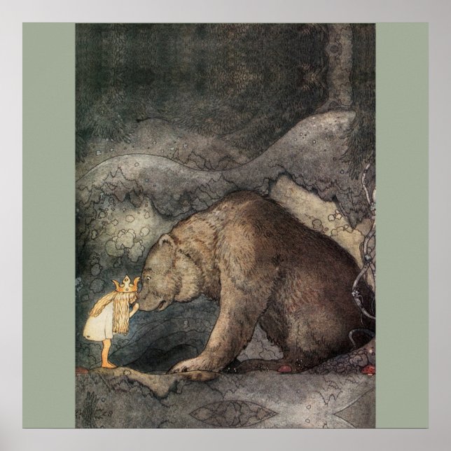 Poster John Bauer - L'aventure de Bella (Devant)