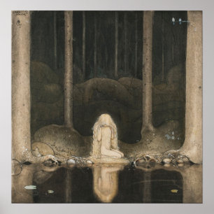 Poster John Bauer - princesse Tavstarr
