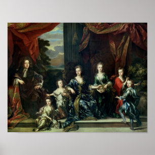 Poster John Churchill 1er duc de Marlborough