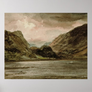 Poster John Constable   Derwentwater, Cumberland, c.1806