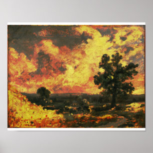 Poster John Constable - English Landscape (Modifié)