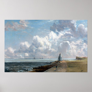 Poster John Constable Harwich Le Phare Bas