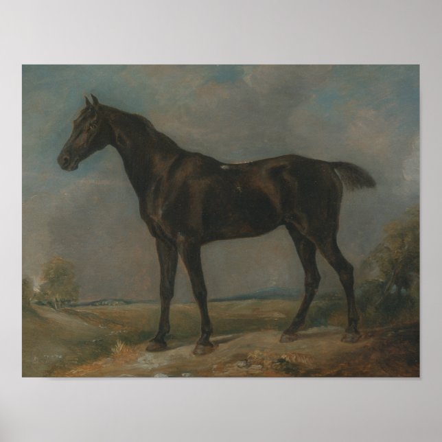 Poster John Constable - L'écurie noire du gendarme d'or (Devant)