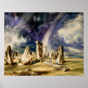 Poster John Constable - Stonehenge