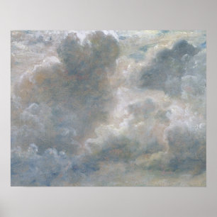 Poster John Constable Study of Cumulus Clouds, 1822